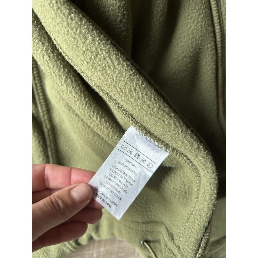 BÆRSkin Tactical Fleece Hoodie Men XL Olive Green Full Zip Utility Jacket - Picture 6 of 10